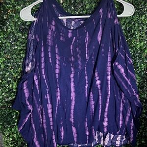 Purple Tie-Dye Women's Juicy Couture Top